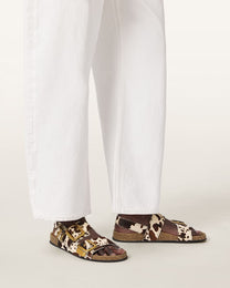 Lavender סנדלי עור לנשים Staffa Buckle ALLSAINTS