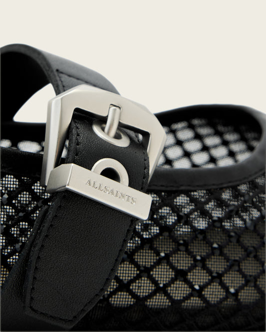 Black נעלי בובה לנשים Holly ALLSAINTS