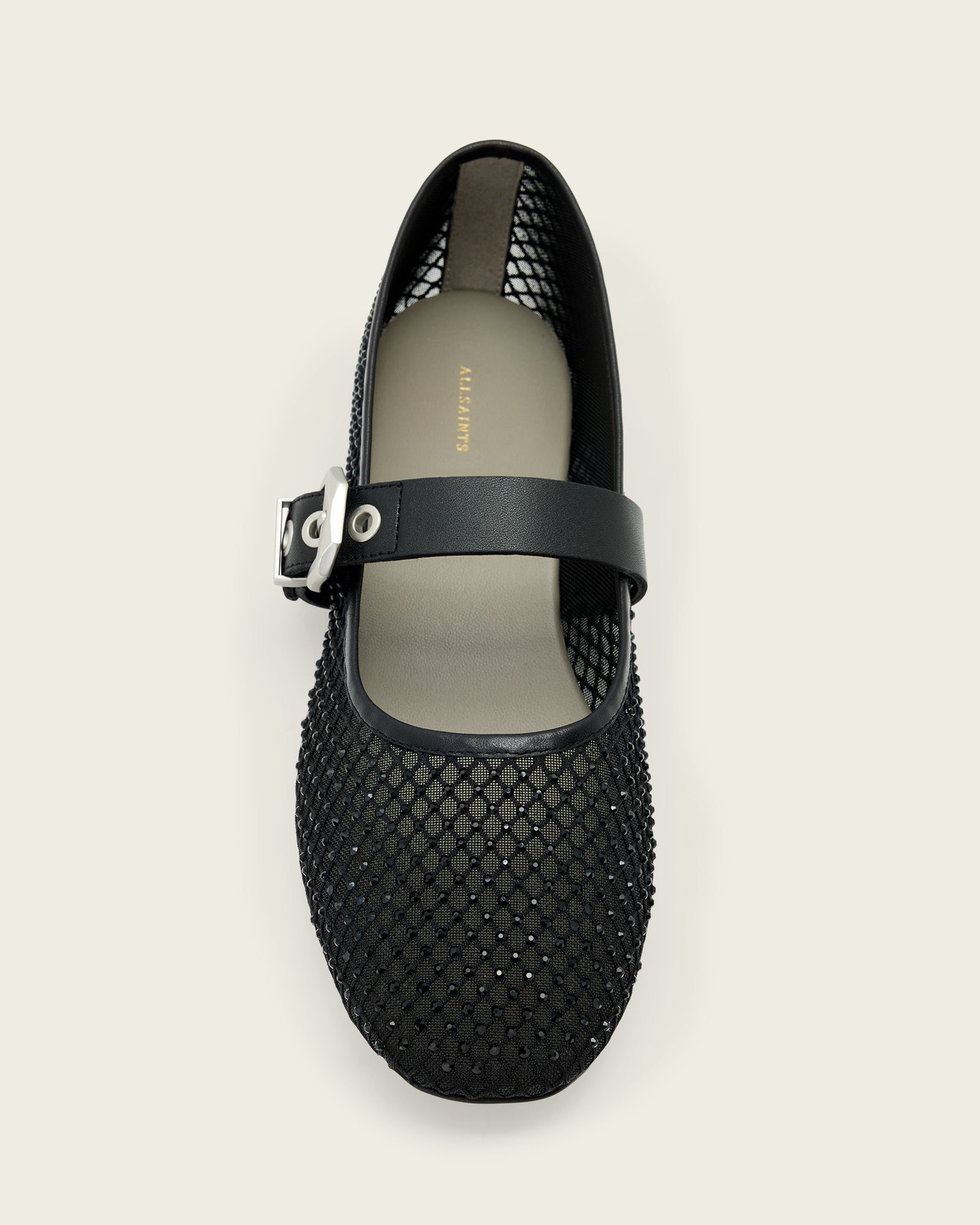 Beige נעלי בובה לנשים Holly ALLSAINTS