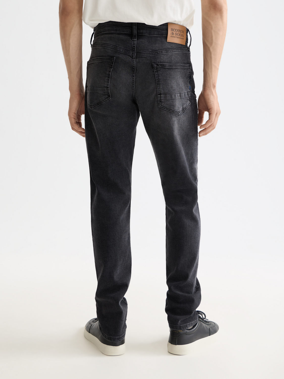 Dark Slate Gray ג׳ינס ארוך לגברים Ralston – Straight Leg SCOTCH & SODA
