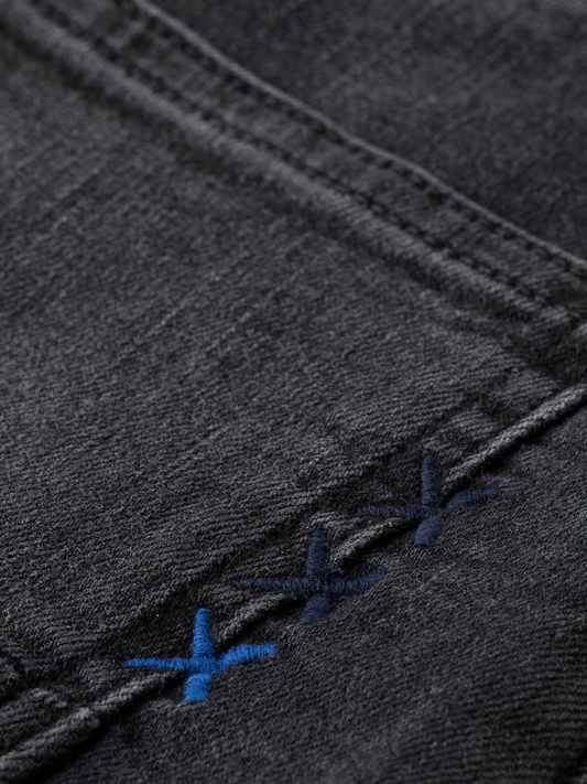 Dark Slate Gray ג׳ינס ארוך לגברים Ralston – Straight Leg SCOTCH & SODA