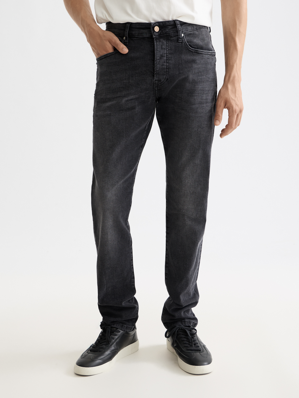 Dark Slate Gray ג׳ינס ארוך לגברים Ralston – Straight Leg SCOTCH & SODA
