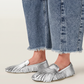 Antique White נעלי לואפר לנשים Sandy Fringe ALLSAINTS