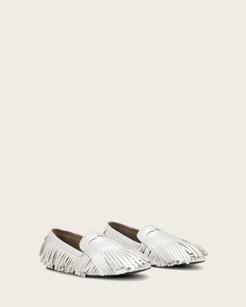 Lavender נעלי לואפר לנשים Sandy Fringe ALLSAINTS
