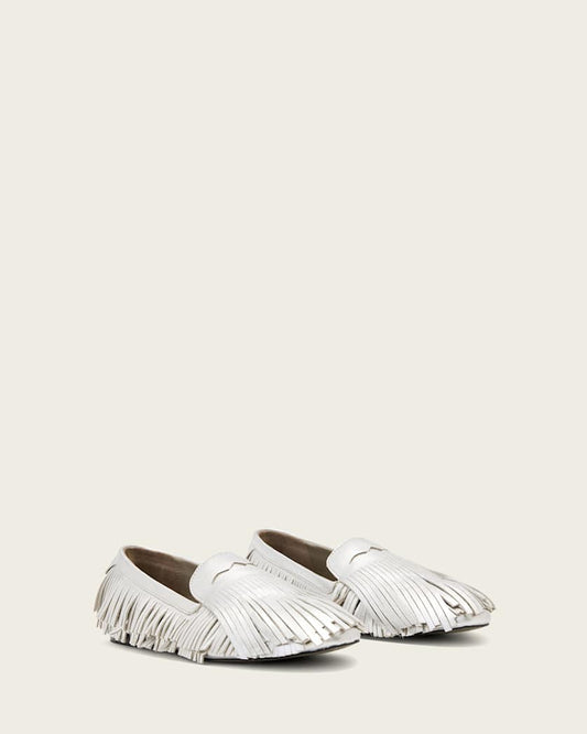Lavender נעלי לואפר לנשים Sandy Fringe ALLSAINTS