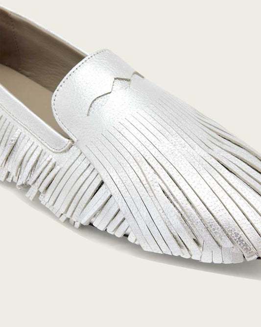 Lavender נעלי לואפר לנשים Sandy Fringe ALLSAINTS
