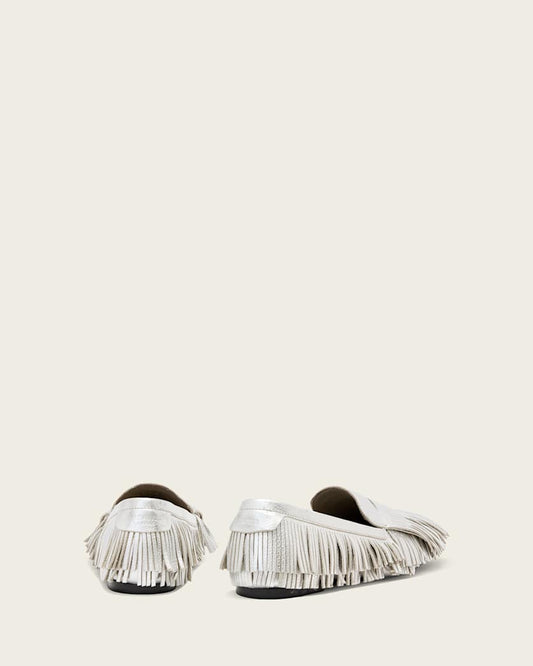 Lavender נעלי לואפר לנשים Sandy Fringe ALLSAINTS