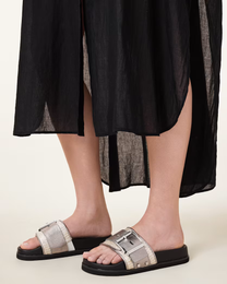 Light Gray כפכפים לנשים Ellie Raffia ALLSAINTS