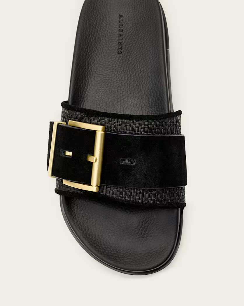 Beige כפכפים לנשים Ellie Raffia ALLSAINTS