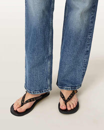 Lavender סנדלי עור שטוחים לנשים Sydney ALLSAINTS