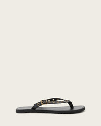 Lavender סנדלי עור שטוחים לנשים Sydney ALLSAINTS
