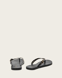 Lavender סנדלי עור שטוחים לנשים Sydney ALLSAINTS