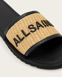 Lavender כפכפי עור קלועים לנשים Hoxton ALLSAINTS