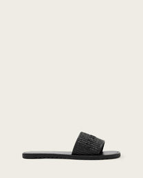 Lavender כפכפי עור קלועים לנשים Hoxton ALLSAINTS