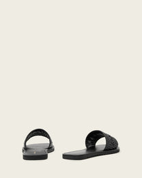 Lavender כפכפי עור קלועים לנשים Hoxton ALLSAINTS
