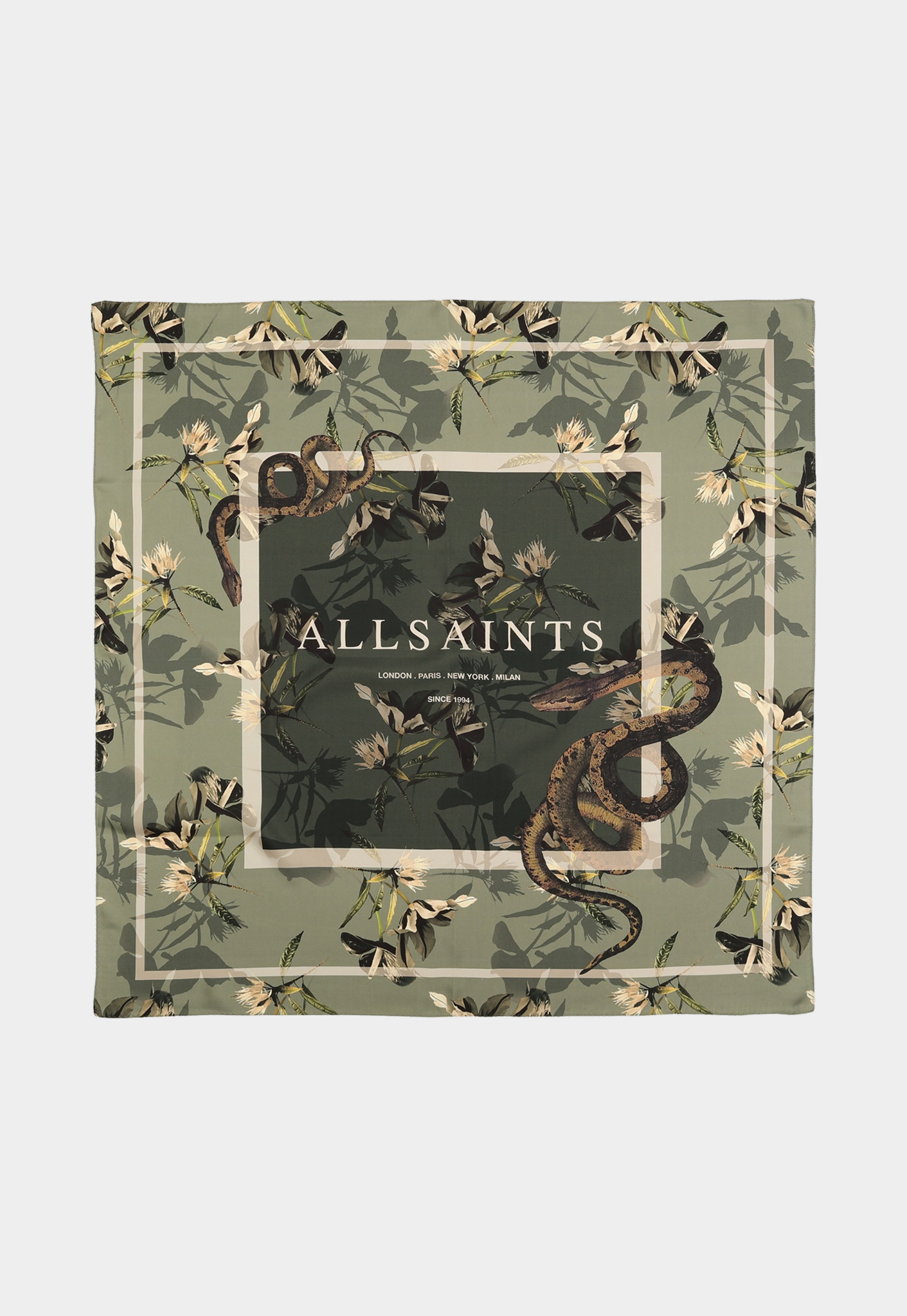 Dark Slate Gray צעיף מטפחת לנשים Emerge ALLSAINTS