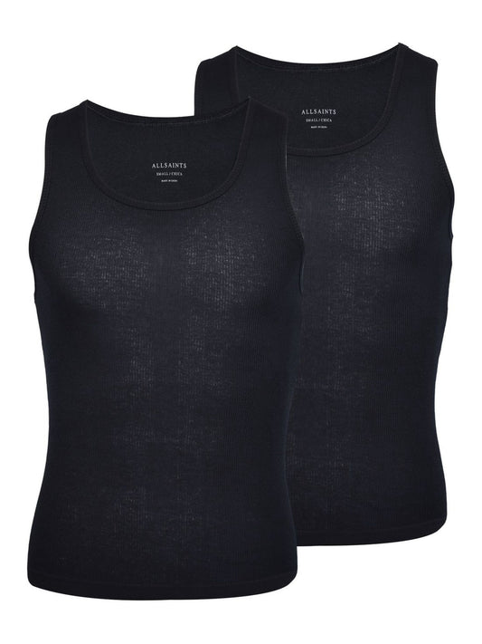 Dark Slate Gray מארז 2 טי שירטים לגברים Crewneck ALLSAINTS