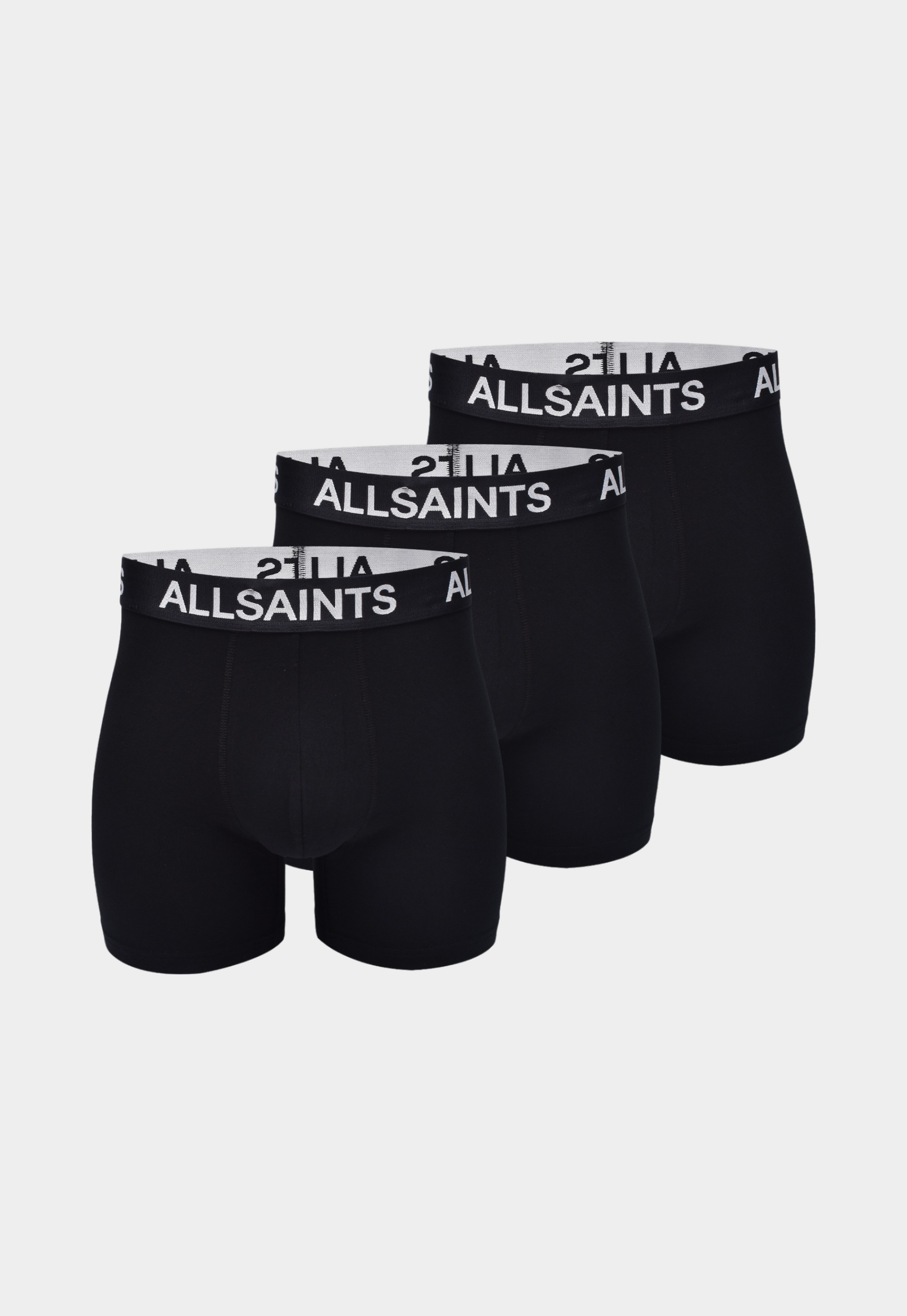 Black מארז שלישיית תחתוני בוקסר ארוכים ALLSAINTS