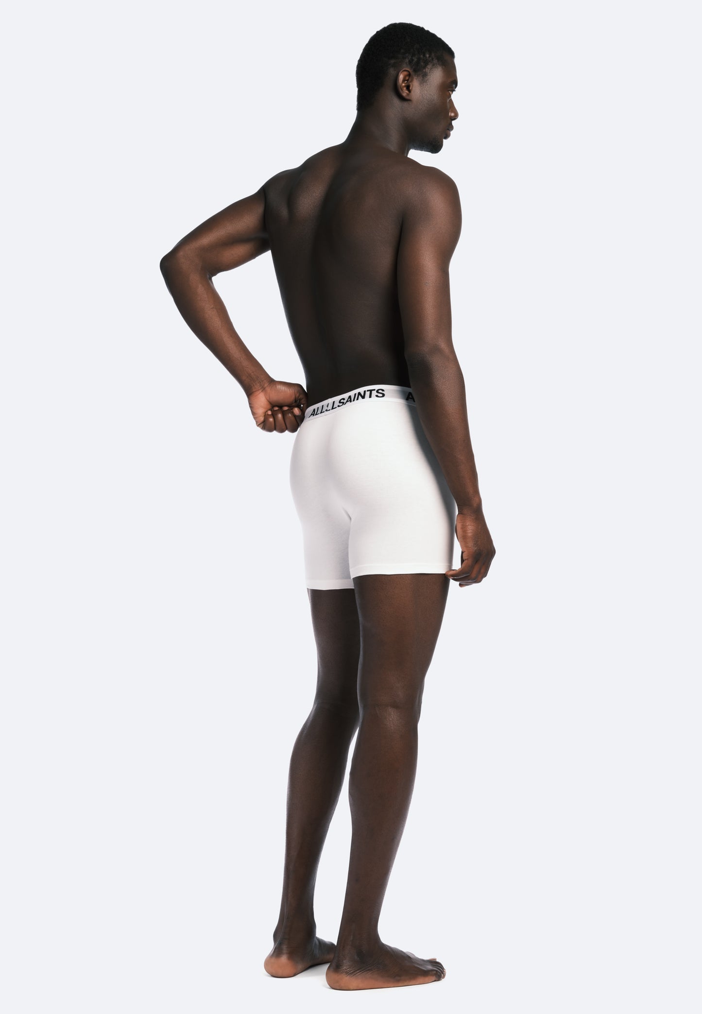White Smoke מארז שלישיית תחתוני בוקסר ארוכים ALLSAINTS