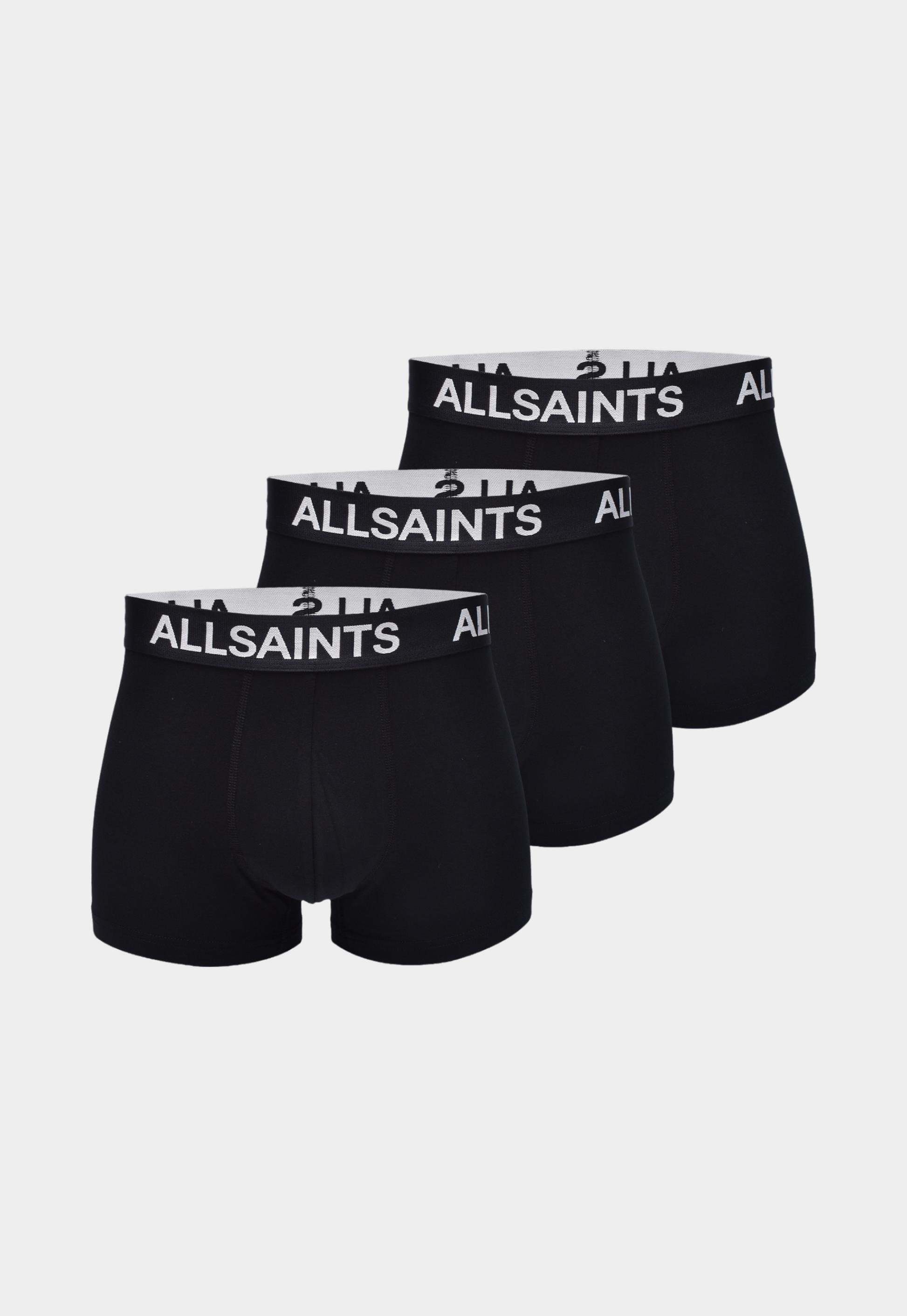 Black מארז שלישיית תחתוני בוקסר קצרים ALLSAINTS