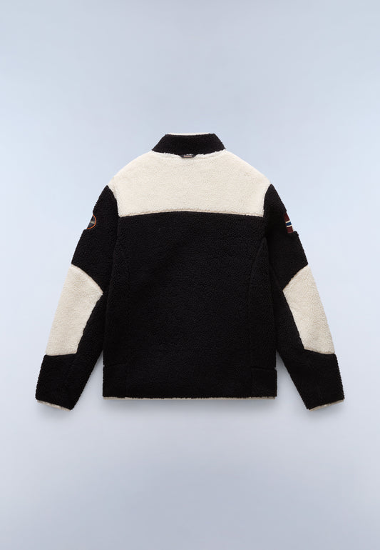 Light Gray סווטשירט פליז לגברים Yupik Fz 3 NAPAPIJRI