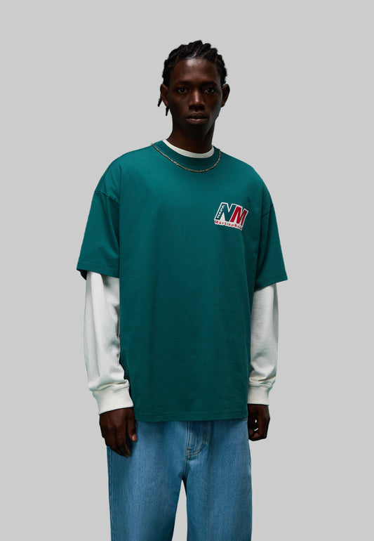 Dark Slate Gray טי שירט קצרה לגברים / נשים S-ocelot NAPAPIJRI