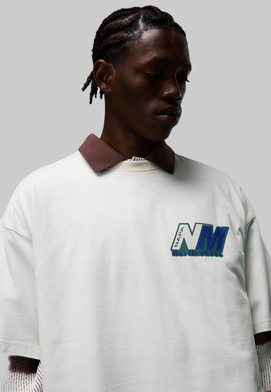 Light Gray טי שירט קצרה לגברים / נשים S-ocelot NAPAPIJRI