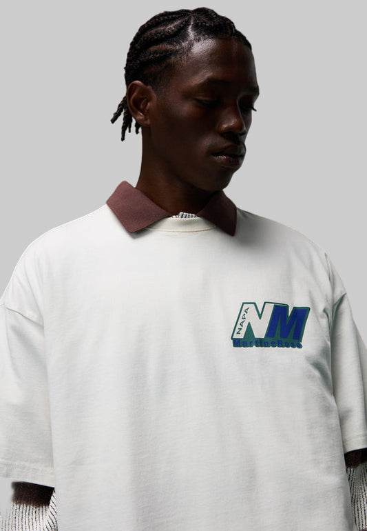 Light Gray טי שירט קצרה לגברים / נשים S-ocelot NAPAPIJRI