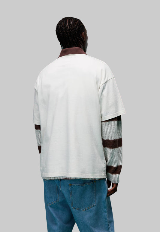 Light Gray טי שירט קצרה לגברים / נשים S-ocelot NAPAPIJRI