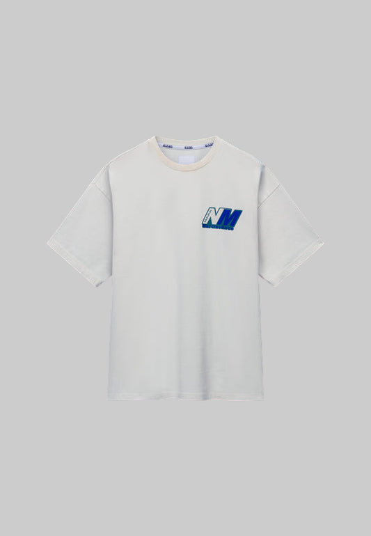 Light Gray טי שירט קצרה לגברים / נשים S-ocelot NAPAPIJRI