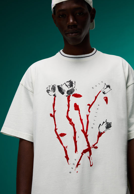 Light Gray טי שירט קצרה לגברים / לשנים S-osornd NAPAPIJRI