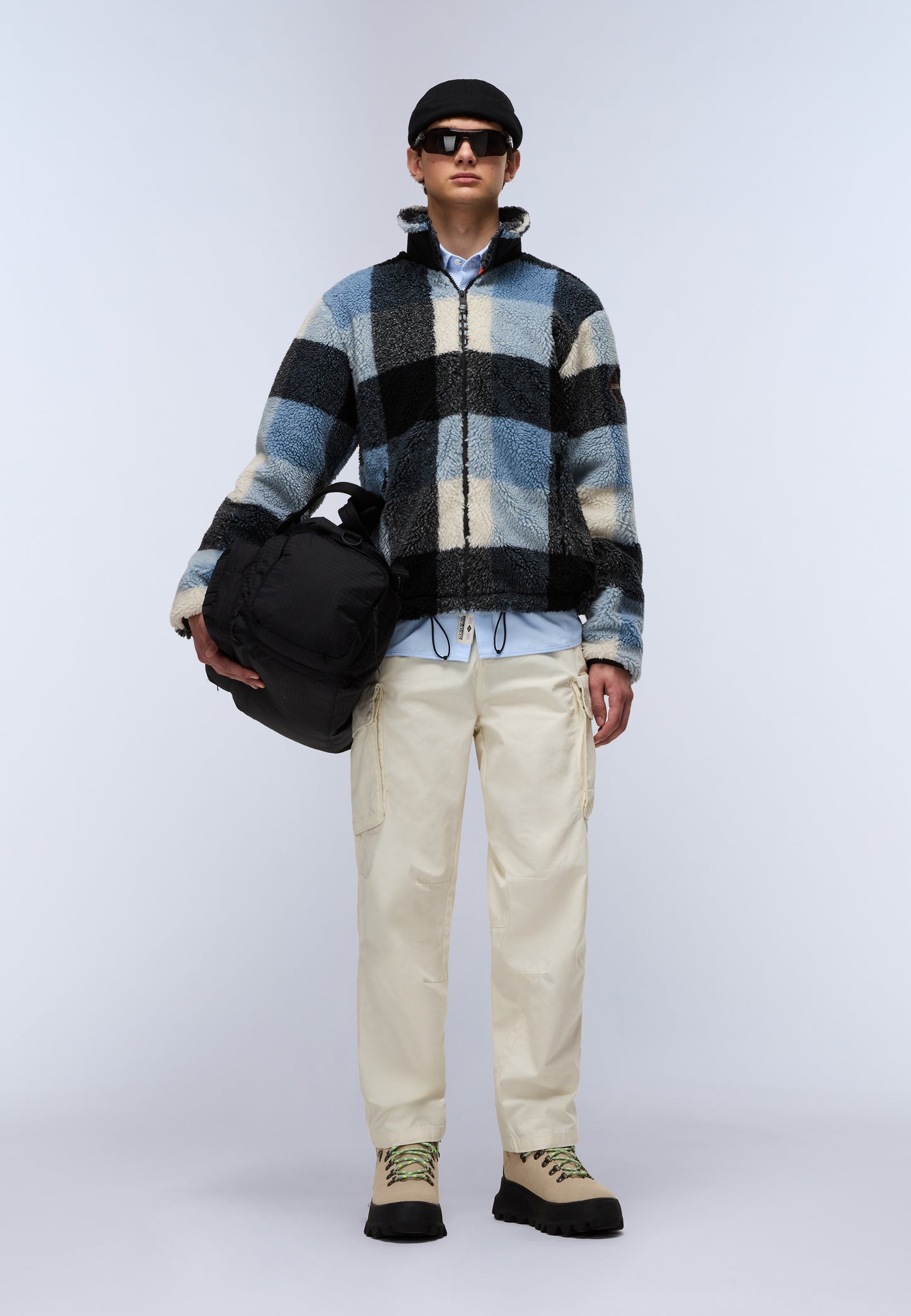 Light Gray סווטשירט לגברים T-Montepiana NAPAPIJRI