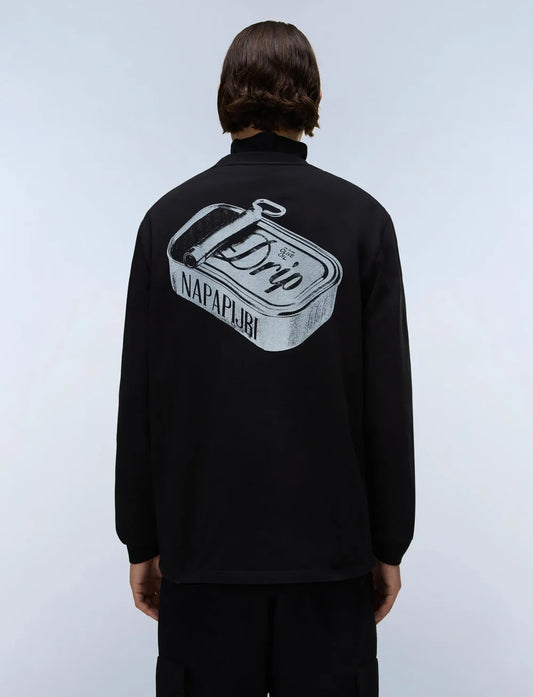 Light Gray טי שירט ארוכה לגברים Fiemme NAPAPIJRI