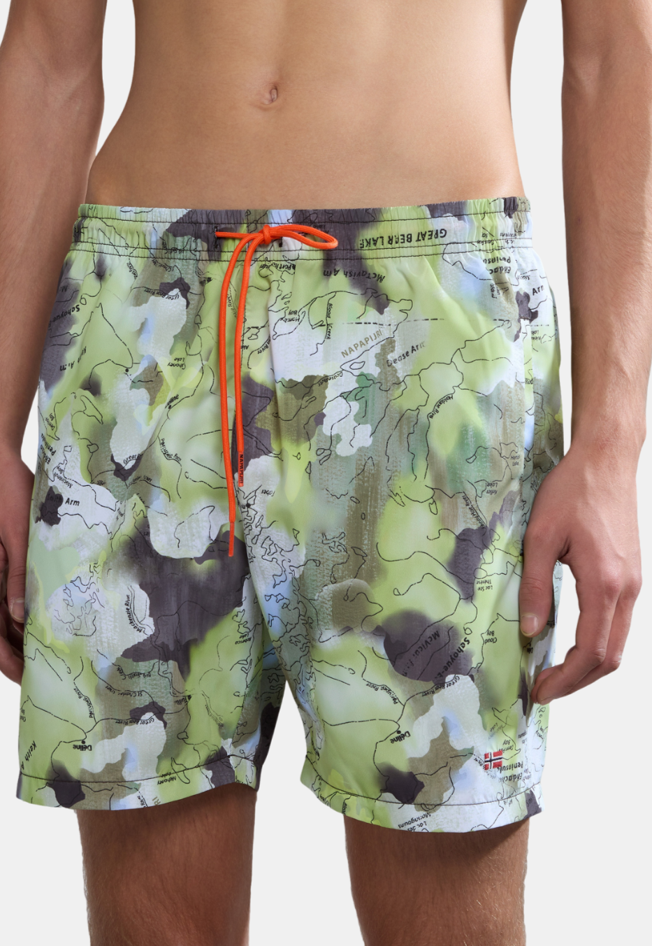 Rosy Brown מכנסי בגד ים לגברים Inuvik NAPAPIJRI