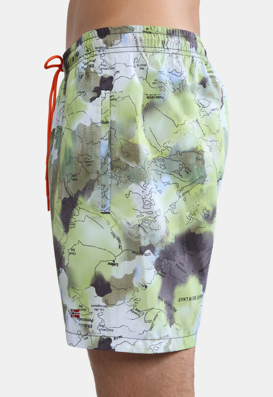 Light Gray מכנסי בגד ים לגברים Inuvik NAPAPIJRI