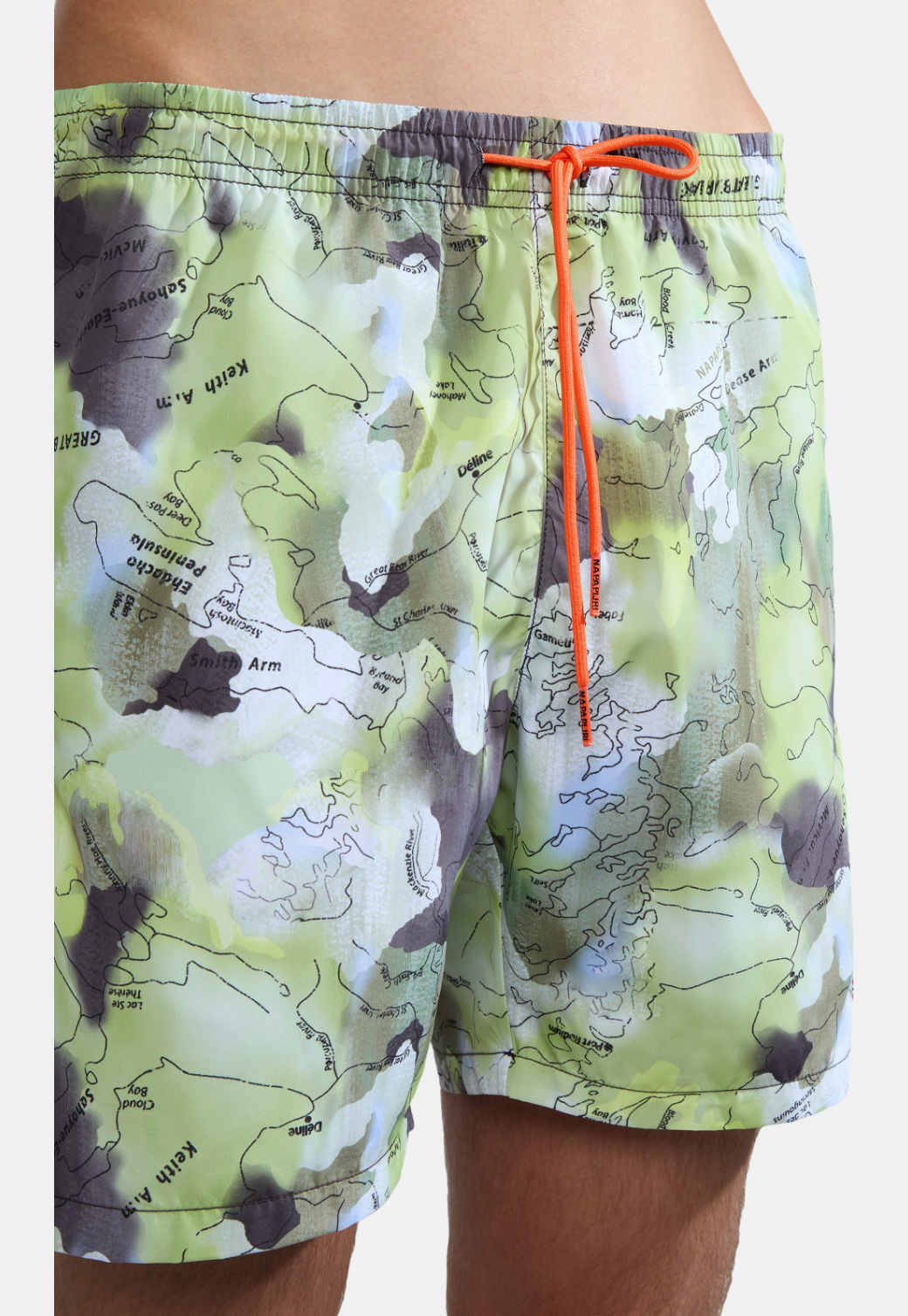 Light Gray מכנסי בגד ים לגברים Inuvik NAPAPIJRI