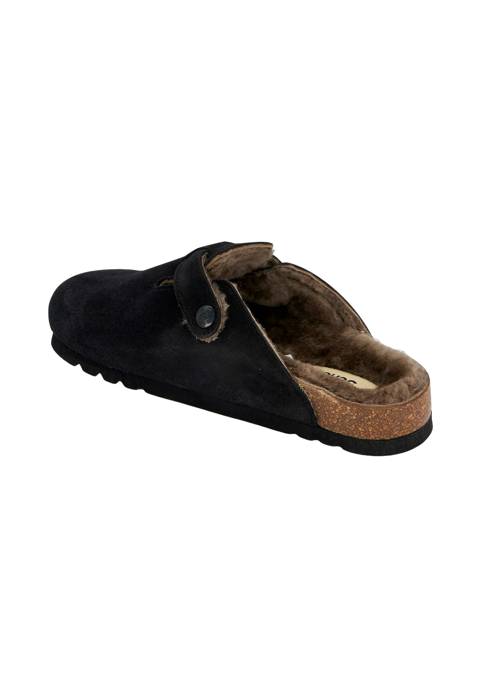 Black כפכפי קלוג זמש פרוותיות לנשים Fae SCHOLL