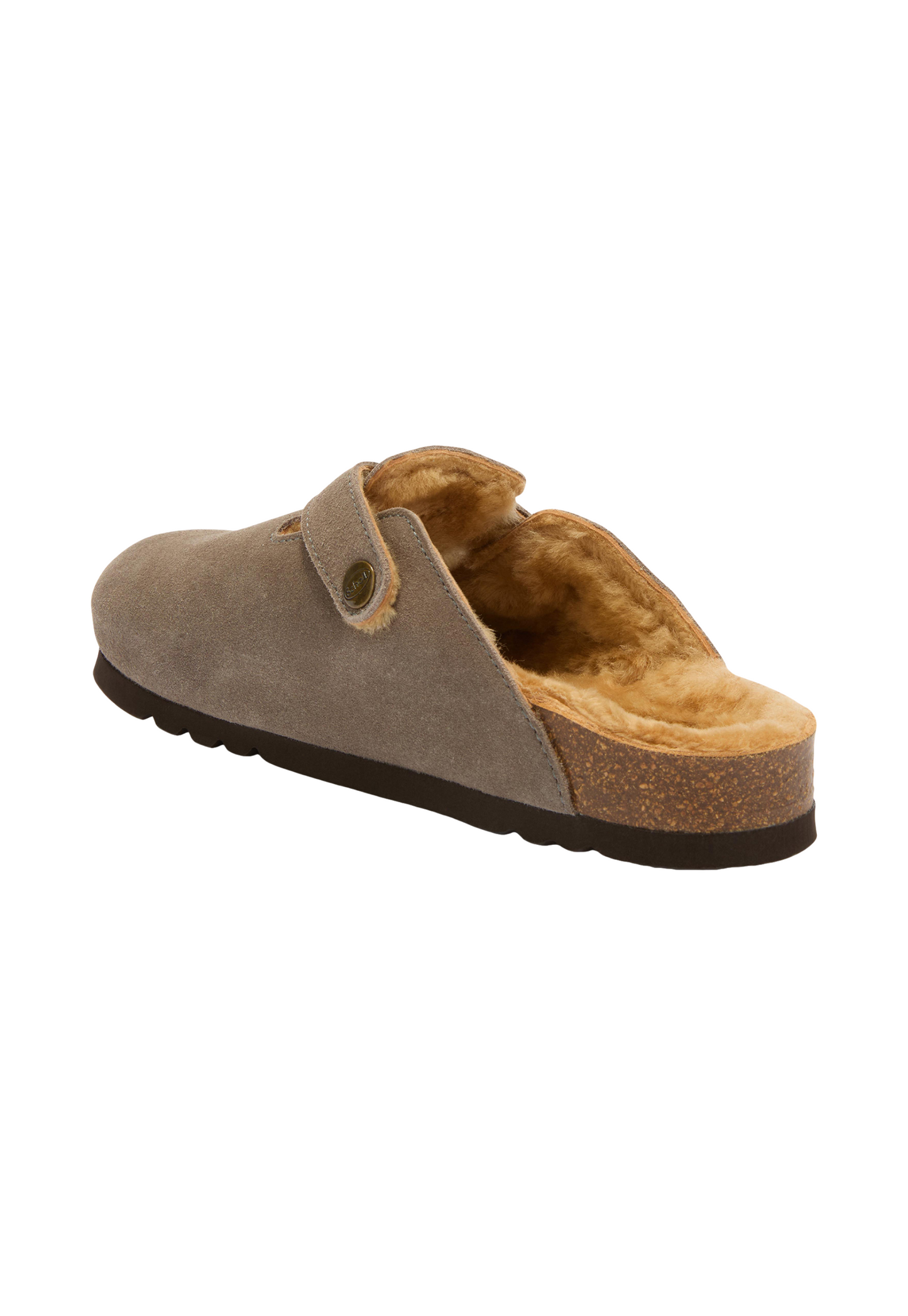 Dim Gray כפכפי קלוג זמש פרוותיות לנשים Fae SCHOLL