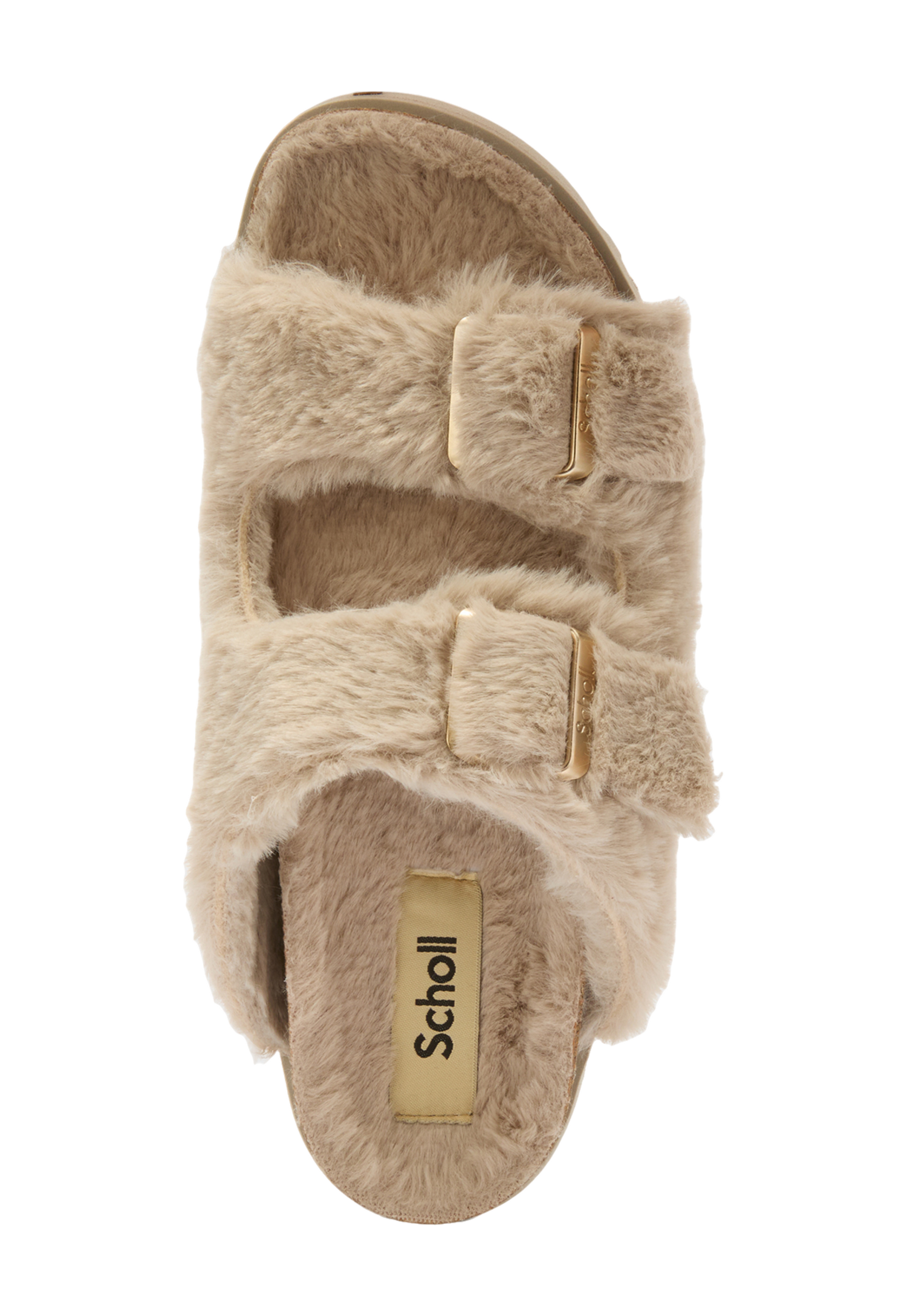 Rosy Brown כפכפי מיול פרווה לנשים Belle SCHOLL