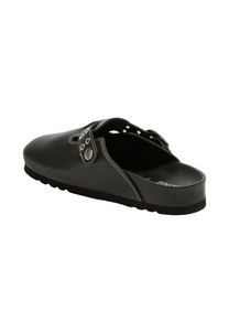 Black כפכפי קלוג עור לנשים Fae SCHOLL