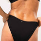 Black תחתוני בגד ים לנשים Bikini Briefs UNDERSTATEMENT UNDERWEAR