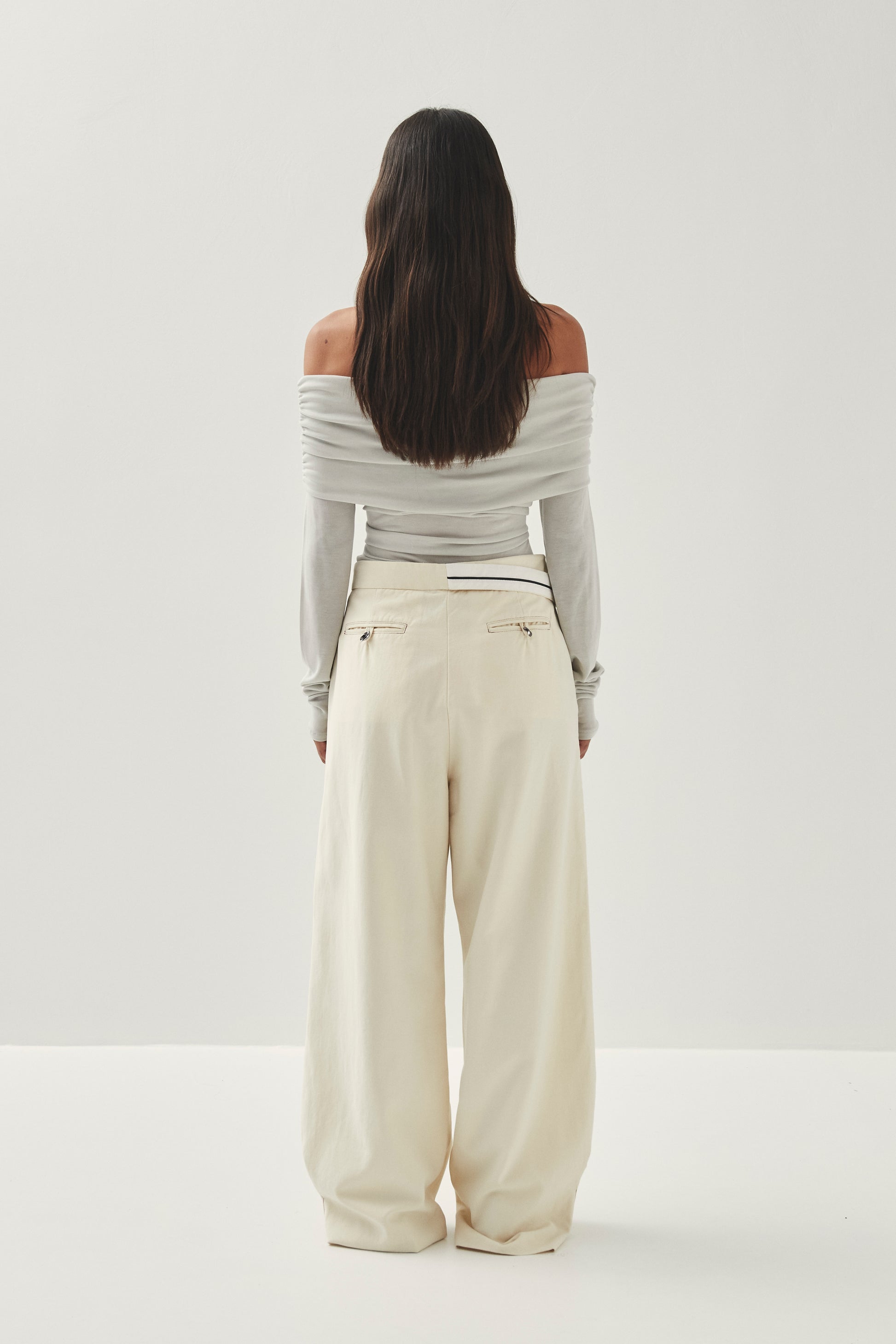 Light Gray חולצה ארוכה לנשים Emica ALOHAS