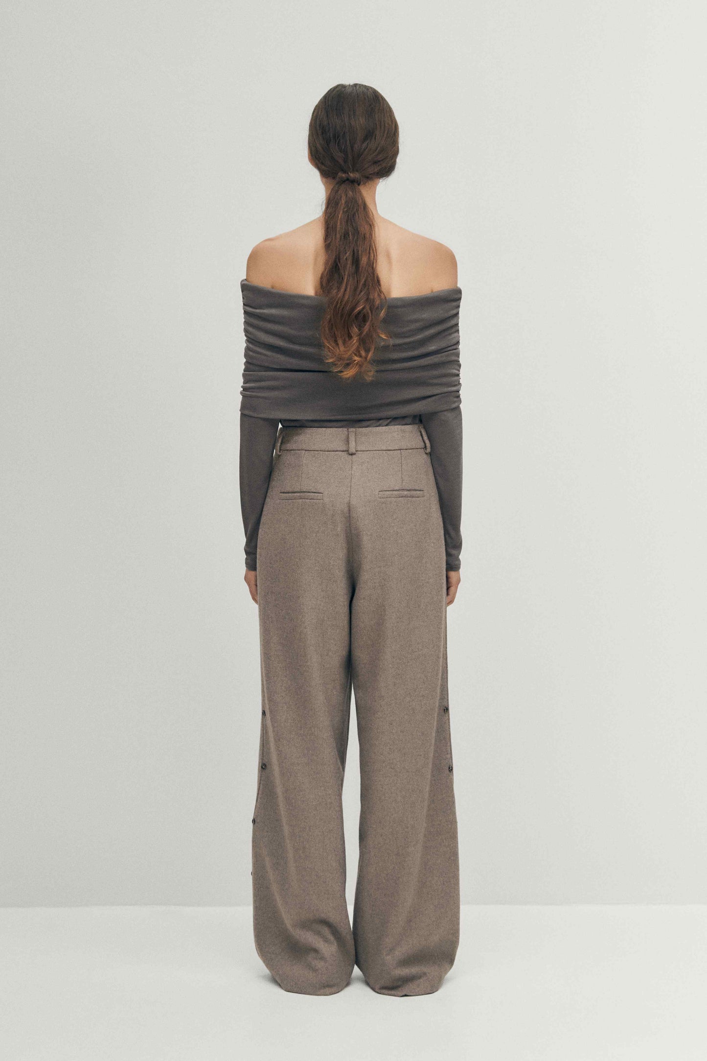 Light Gray חולצה ארוכה לנשים Emica ALOHAS