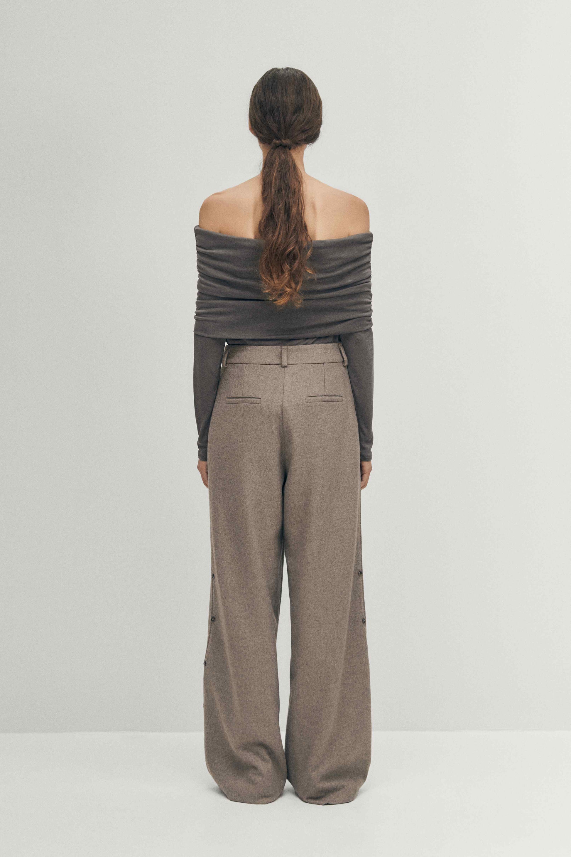 Light Gray חולצה ארוכה לנשים Emica ALOHAS