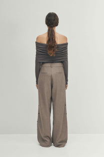 Light Gray חולצה ארוכה לנשים Emica ALOHAS