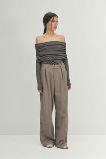 Light Gray חולצה ארוכה לנשים Emica ALOHAS