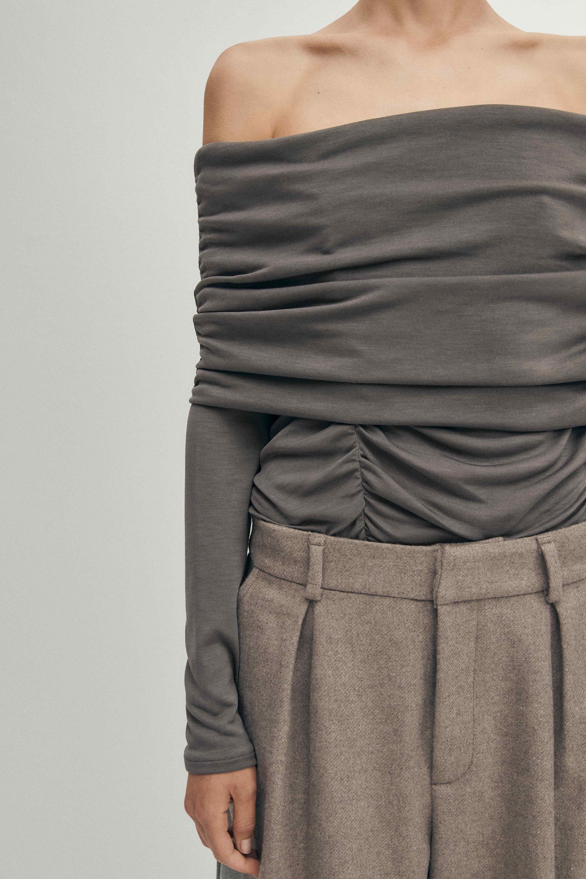 Dark Gray חולצה ארוכה לנשים Emica ALOHAS