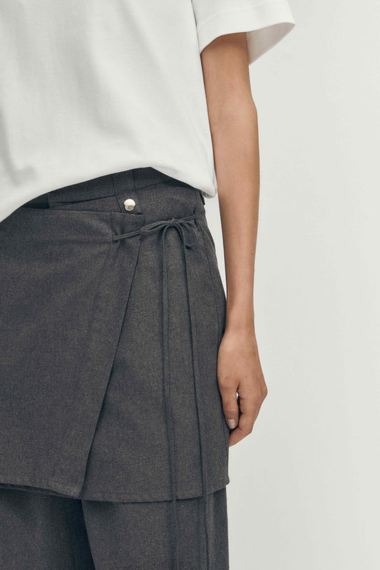 Light Gray מכנסיים ארוכים לנשים Liliana ALOHAS