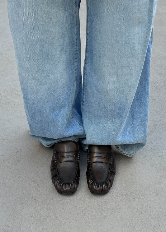 Dark Gray נעלי מוקסין מיול לנשים Aven ALOHAS
