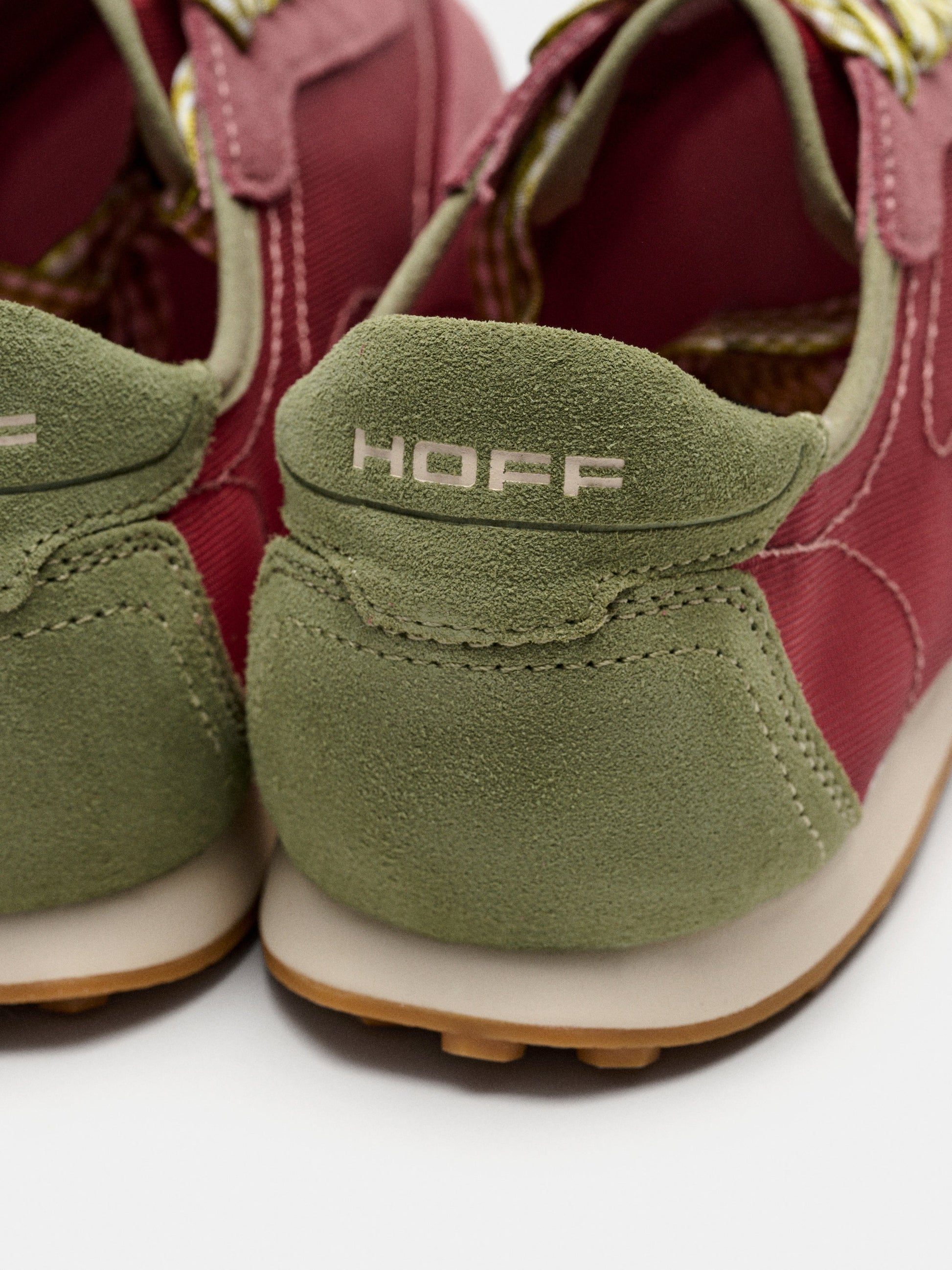 Dark Olive Green סניקרס לנשים  Bridge Solid Mesh HOFF